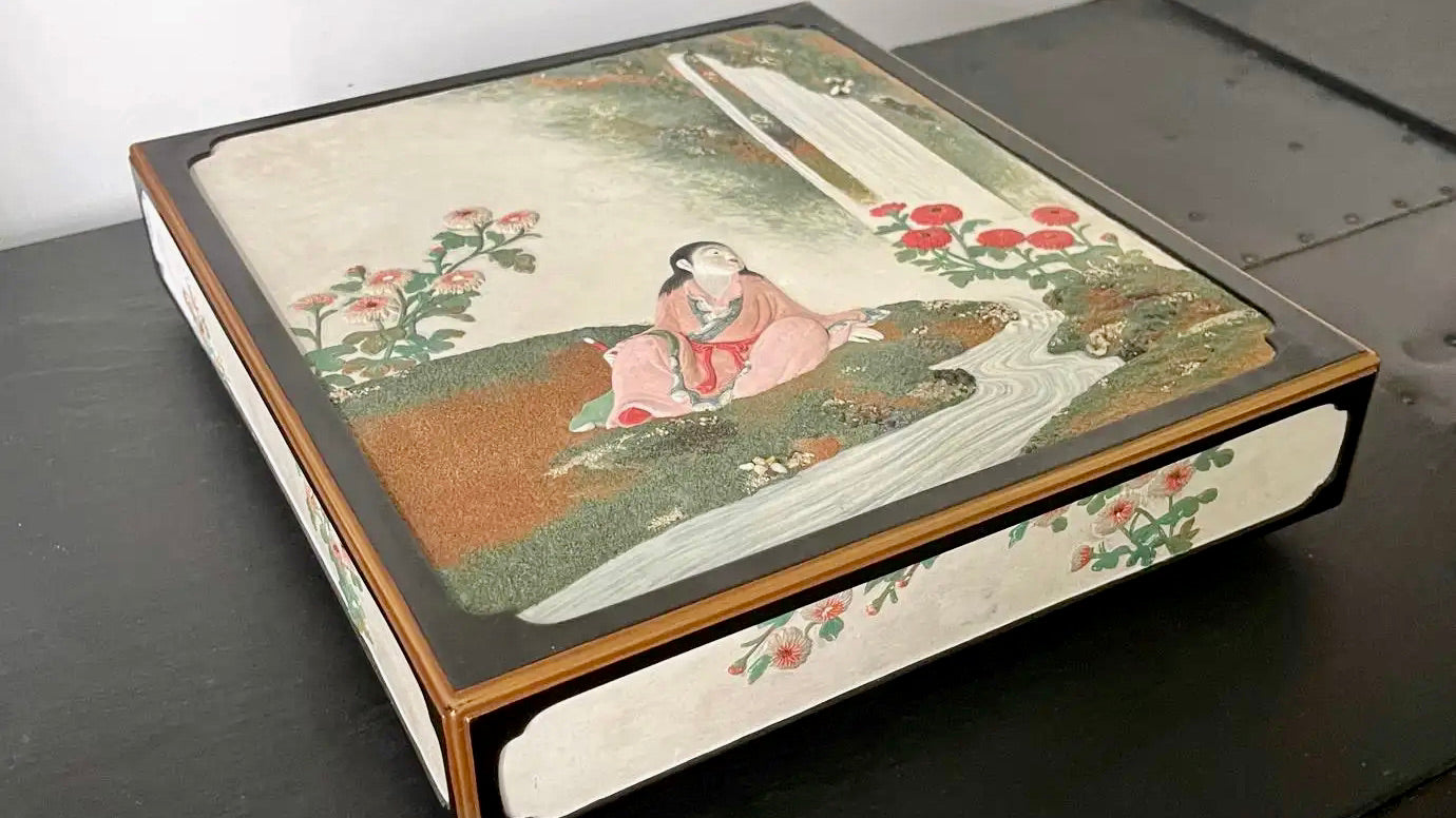 Caja de Escritura Japonesa de Laca | Periodo Meiji Siglo XIX
