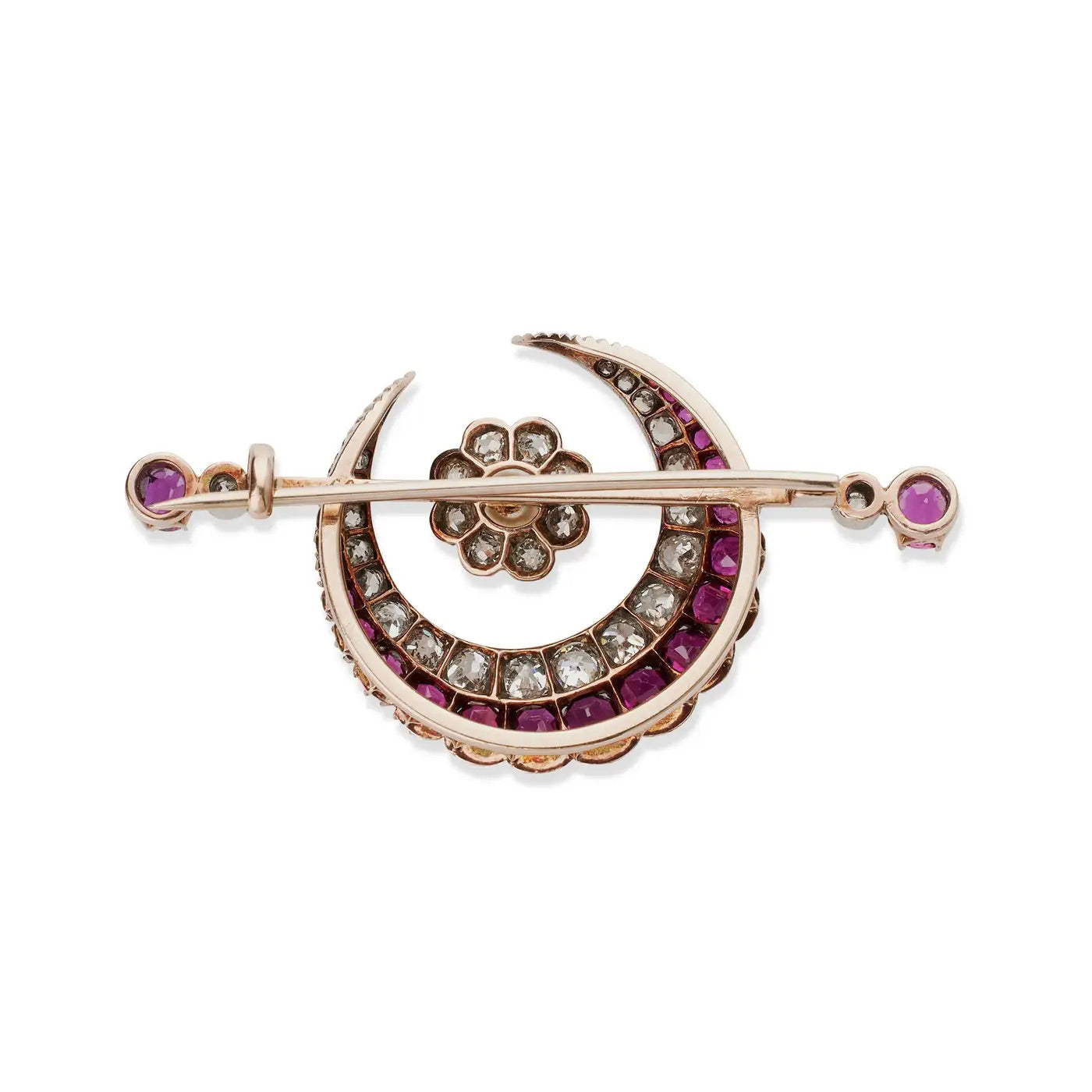 Broche de Rubíes, Diamante y Perlas | Carrington & Co., 1890