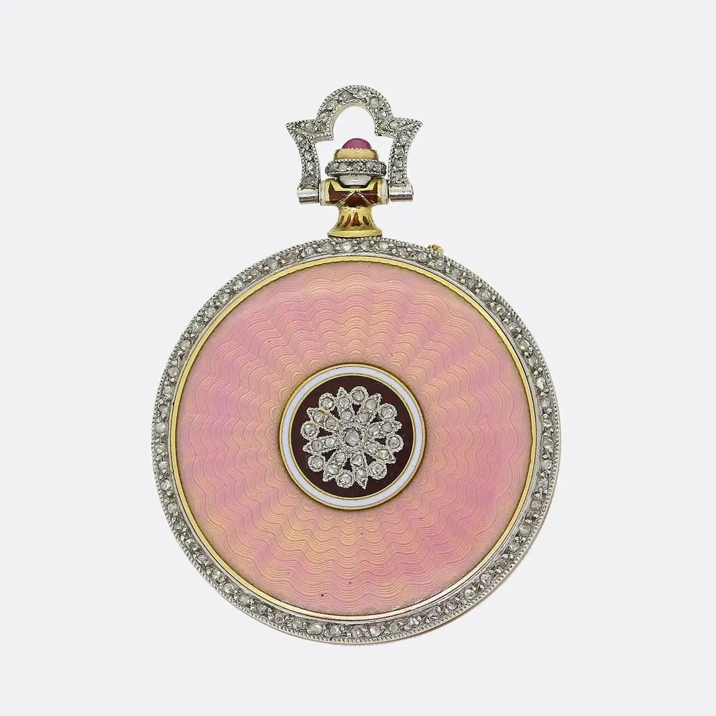 Reloj de Bolsillo con Diamantes | Art Deco 1920 | Chaumet