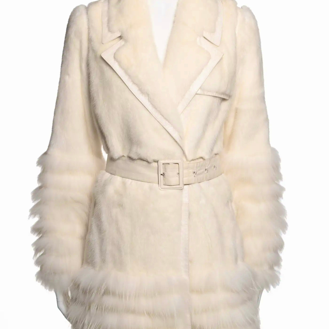Abrigo de Visón Marfil  | Christian Dior by John Galliano 2007