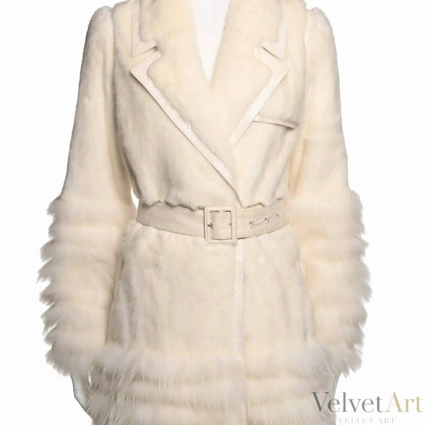 Abrigo de Visón Marfil  | Christian Dior by John Galliano 2007