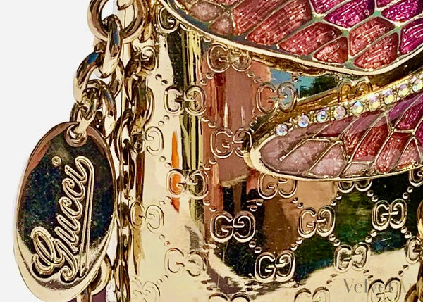 Tom Ford para Gucci Minaudiere Libélula Dorada Año 2000