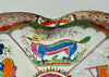 Plato de Porcelana Worcester | “Dragones en Compartimentos” | Inglaterra, 1810