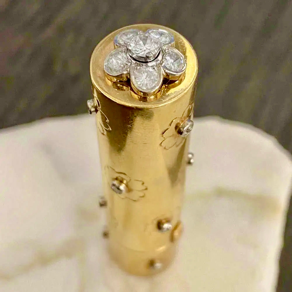 Porta Pinta labios de Oro | Van Cleef & Arpels Siglo XX