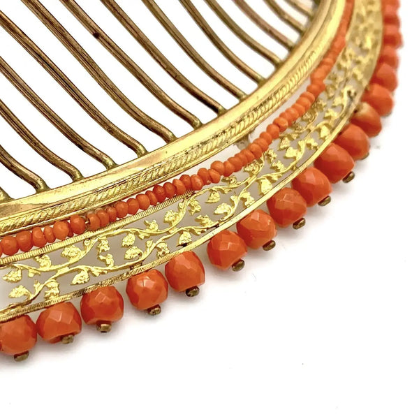 Tiara Imperio de Coral Rojo | Estilo Neoclásico | Francia, 1810