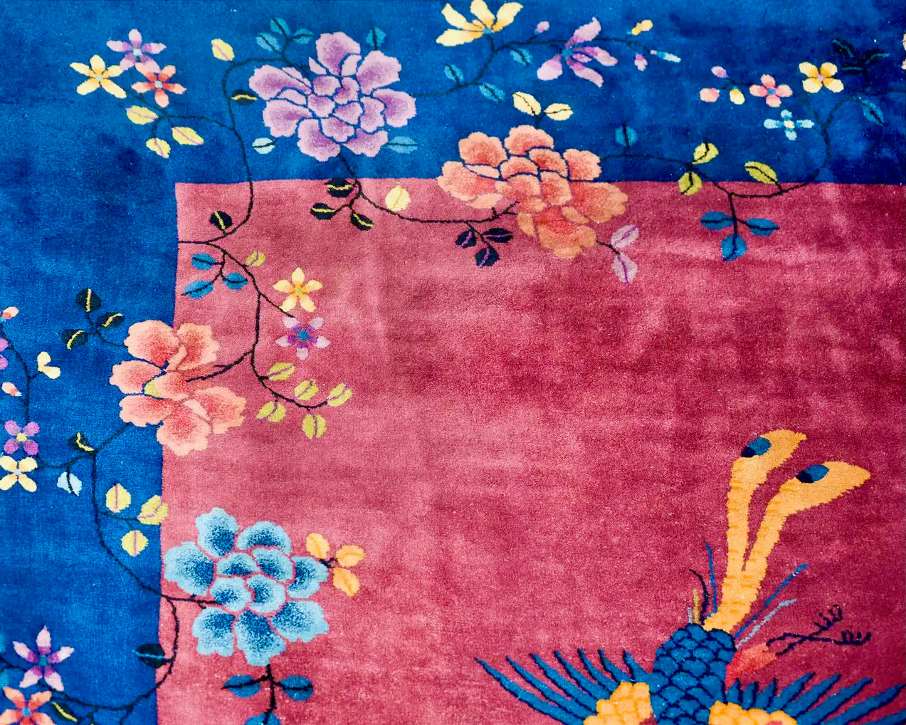 Alfombra "Flores de Realeza" | Estilo Art Deco | China 1920