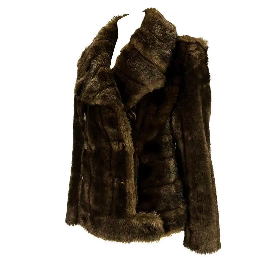 Chaqueta Kate Moss Gucci de Piel Marrón by Tom Ford – 1996