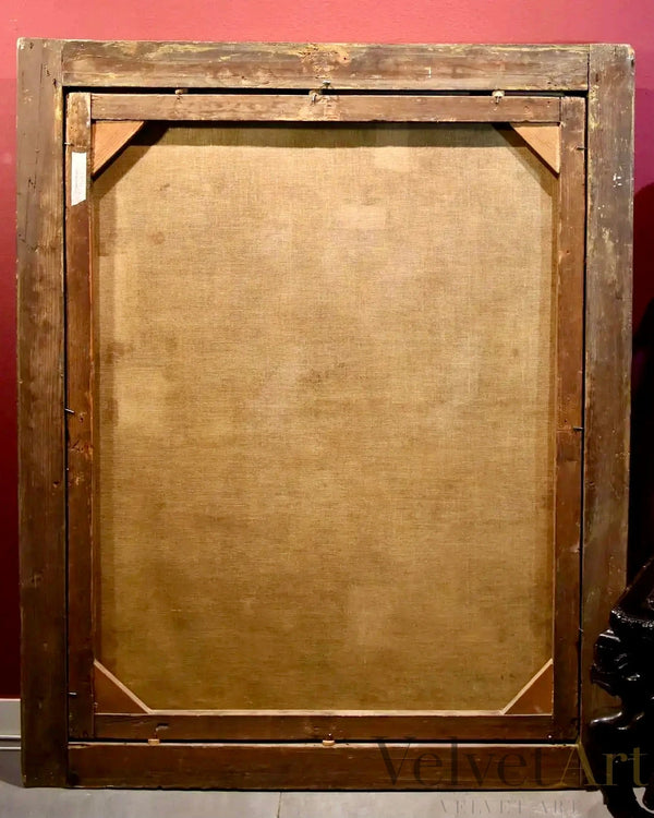 "La Anunciación" de Bonini | Óleo sobre Lienzo | Siglo XVII