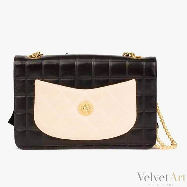Chanel Bolso Cadena Tweed y Perlas | Edición Limitada Años 90