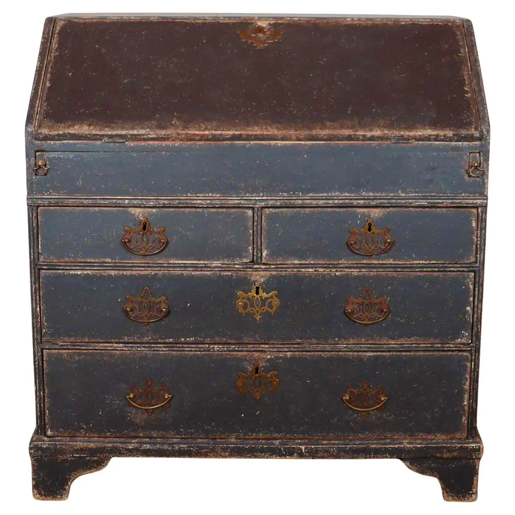 Buró de Roble Pintado | Estilo Jorge III | Inglaterra, 1760
