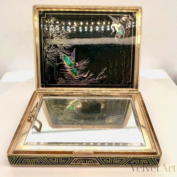Estuche Van Cleef & Arpels | Oro y Esmalte del Siglo XX