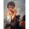 Niños Mendigos Jugando a los Dados Según Murillo