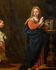 "La Anunciación" de Bonini | Óleo sobre Lienzo | Siglo XVII