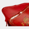 Mesa Roja de Bambú  | Chinoiserie | Francia, 1960