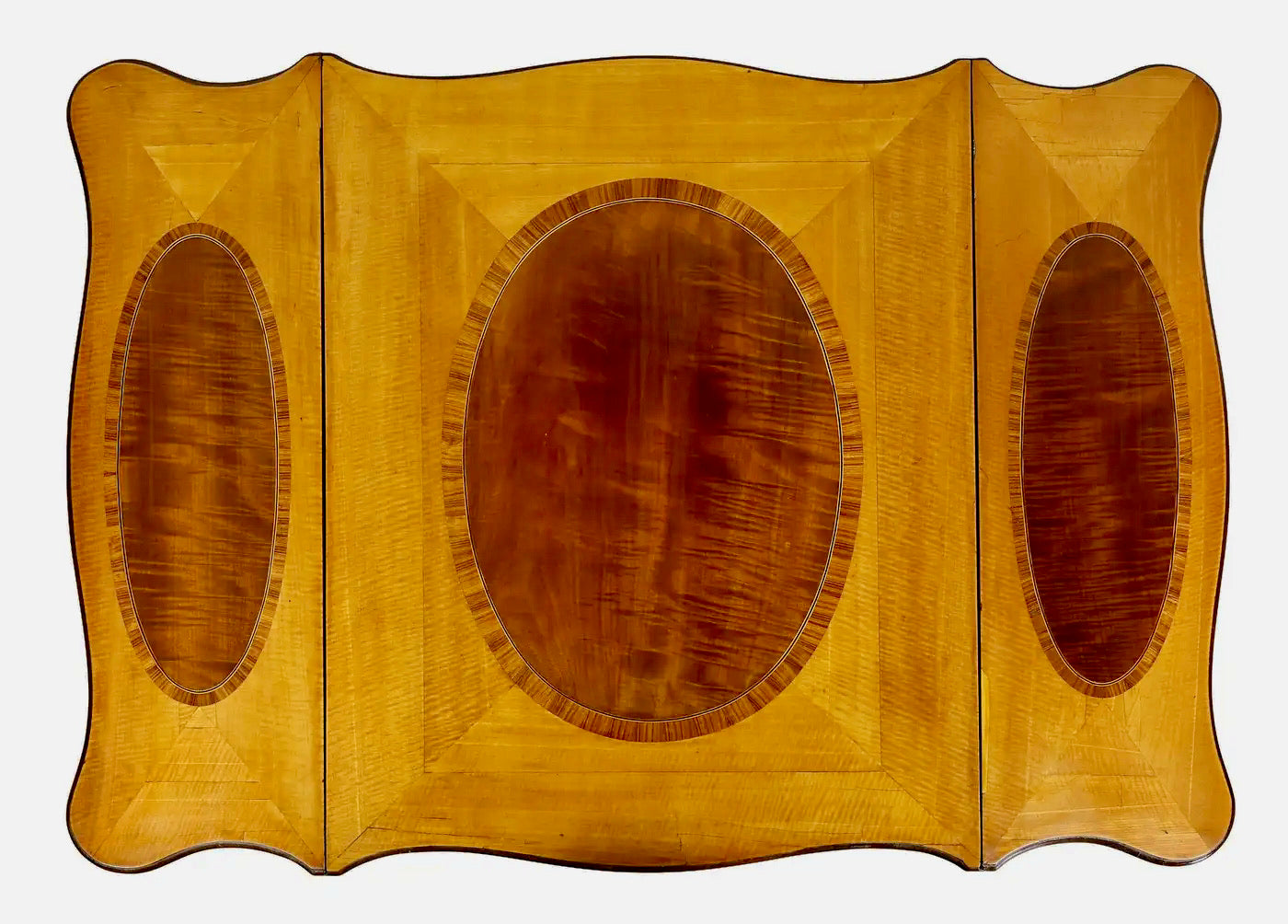 Mesa Pembroke Jorge III de Madera Satinada y Caoba