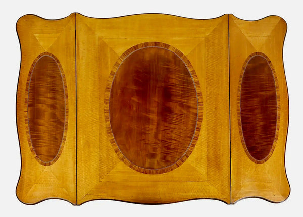 Mesa Pembroke Jorge III de Madera Satinada y Caoba