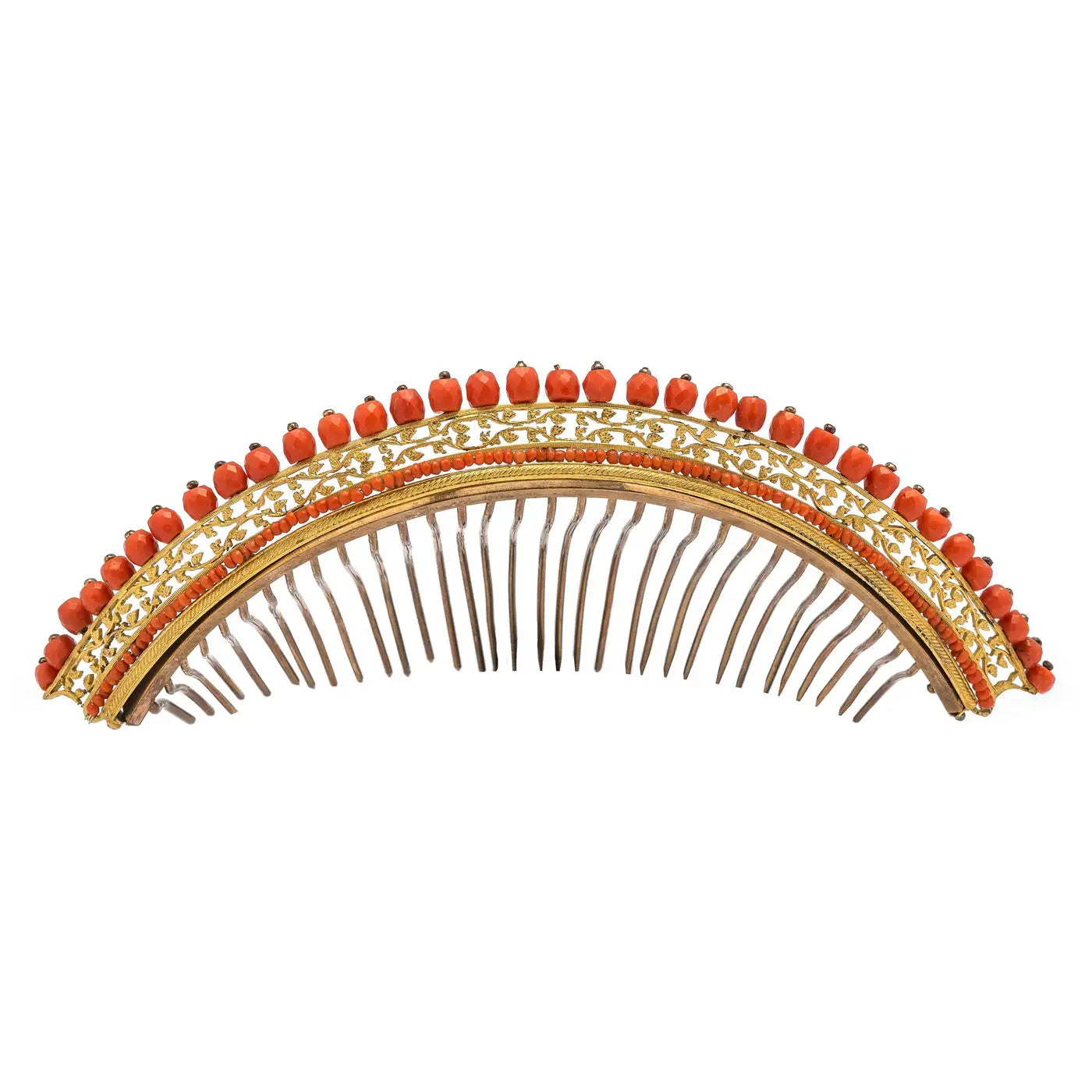 Tiara Imperio de Coral Rojo | Estilo Neoclásico | Francia, 1810