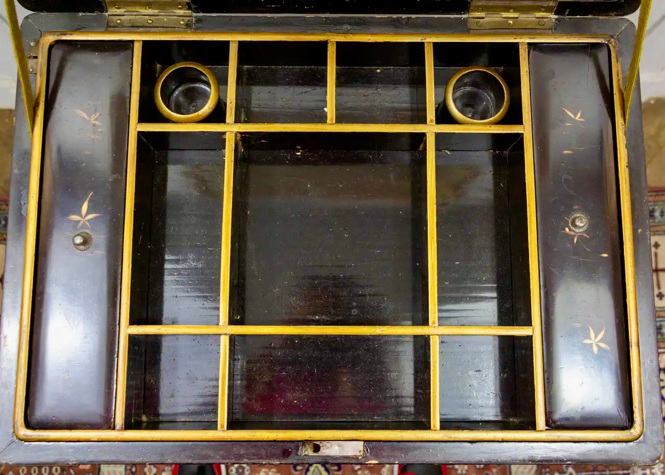 Mesa de Costura Acordeón Chinoiserie | Francia, 1850