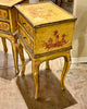“Mesas Auxiliares Chinoiserie” Italia 1910 | Mueble Pintado con Pátina Original