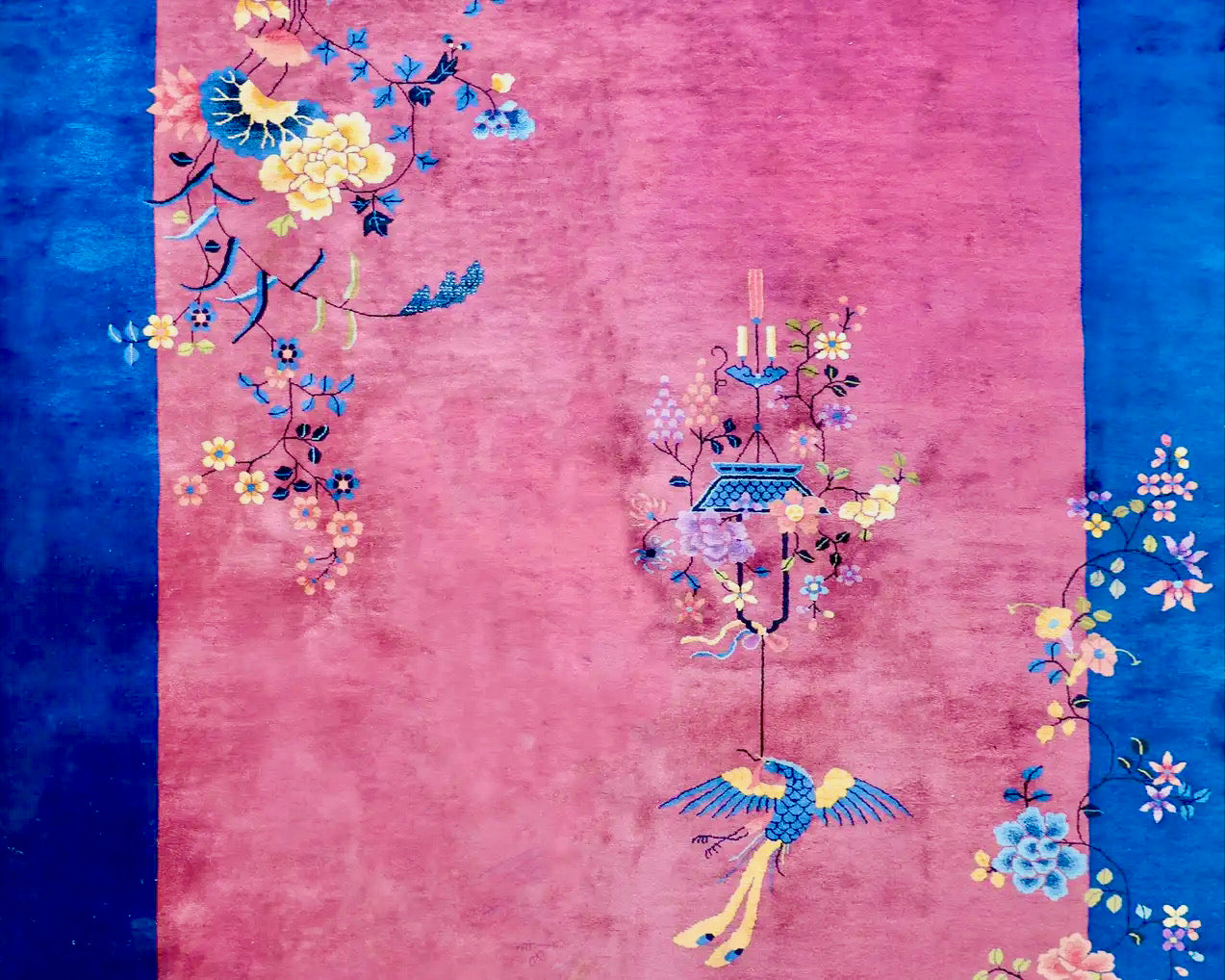 Alfombra "Flores de Realeza" | Estilo Art Deco | China 1920