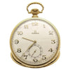 Reloj de Bolsillo Omega en Oro de 18 Quilates. Sabonette con Esfera de Esmalte