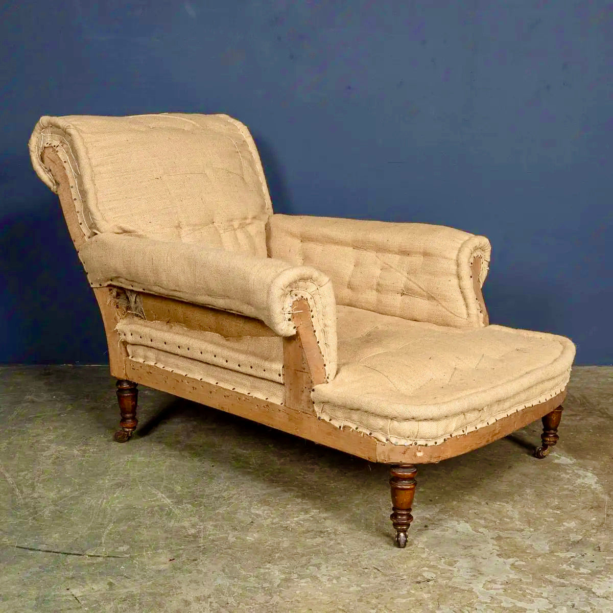 Chaise Longue Victoriana del Siglo XIX
