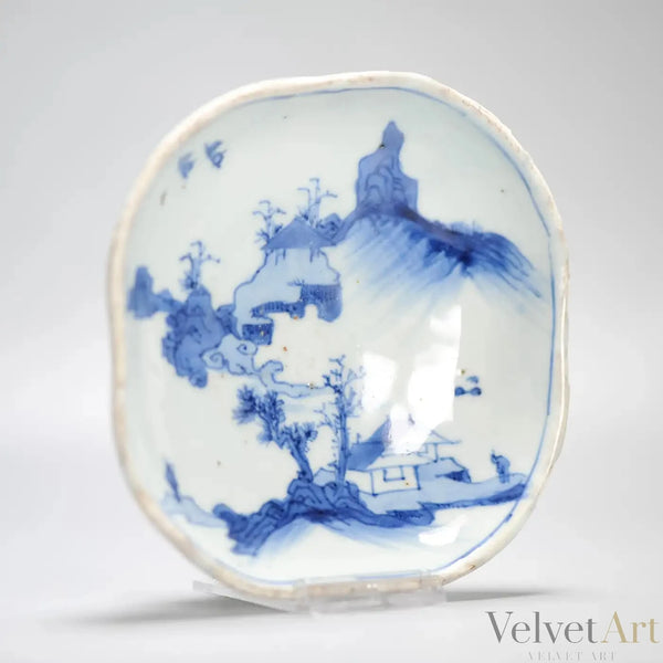 Plato Kaiseki Porcelana China | Periodo Ming Tianqi | Chongzhen