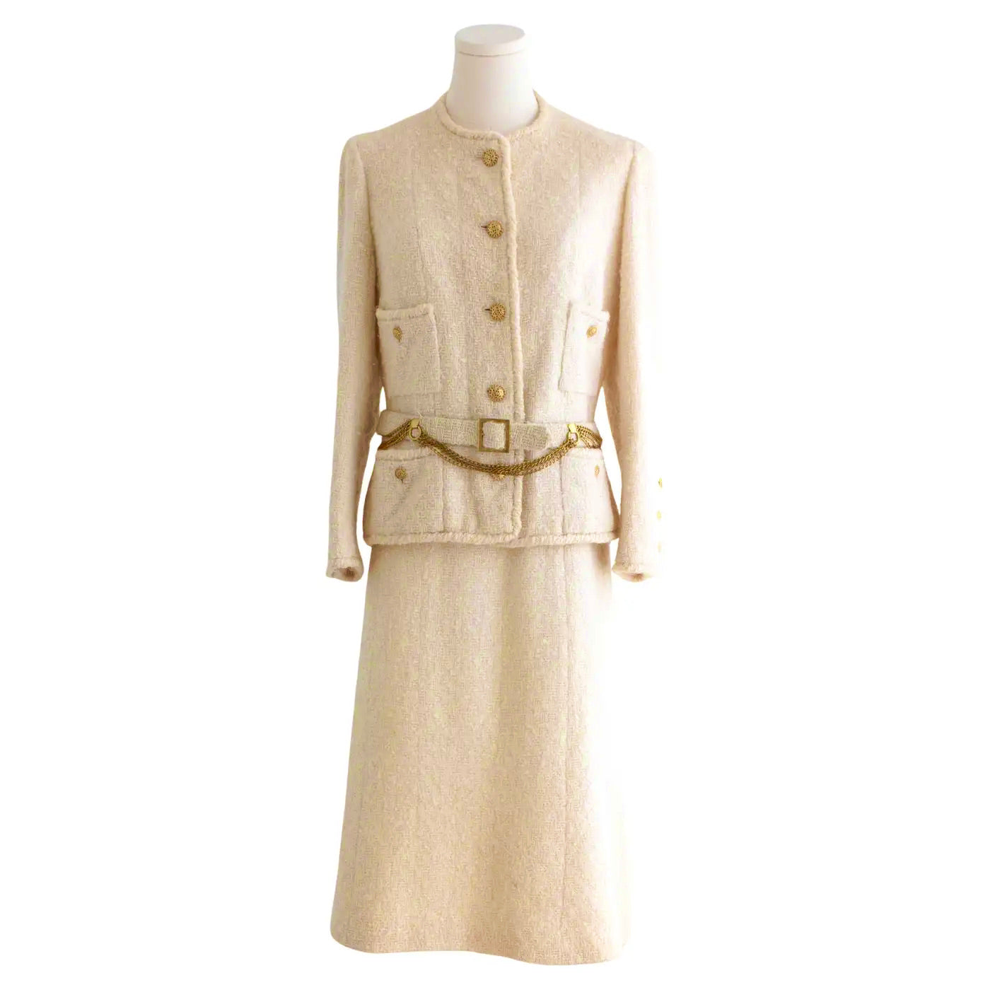 Chanel Alta Costura Karl Lagerfeld | Traje Tweed de 1983