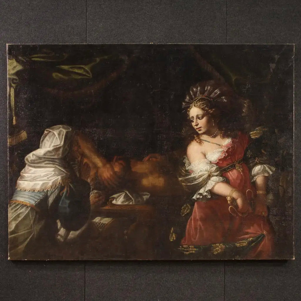 Judith y Holofernes | Óleo sobre Lienzo | Pintura Bíblica Italiana, 1720