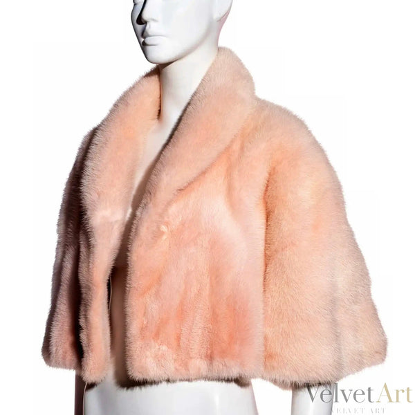 Bolero de Visón Rosa | John Galliano for Christian Dior 1997