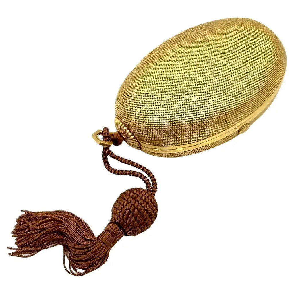 Bulgari | Bolso de Oro Ovalado | Minaudière de 1975