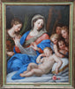 Giuseppe Bartolomeo Chiari. La Virgen y el Niño con Santa Catalina y Putti, 1684