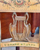 Sofá Italiano del Siglo XIX Decorado a Mano | Pintura Sobre Madera y Tela
