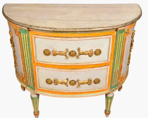 Cómoda Pintada | Estilo Neoclásico | Italia | 1800