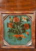 Kas holandesa pintada del siglo XIX con flores y pintura original