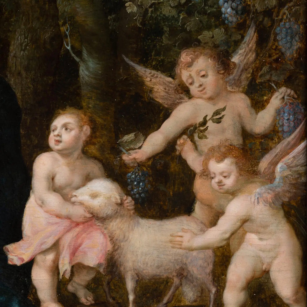 Taller Brueghel y Van Balen | “Descanso en la Huida a Egipto"
