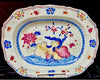 Plato de Porcelana Famille Rose del Siglo XVIII