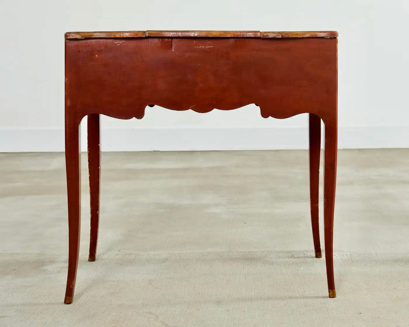 Tocador inglés Queen Anne con Laca Chinoiserie, siglo XIX