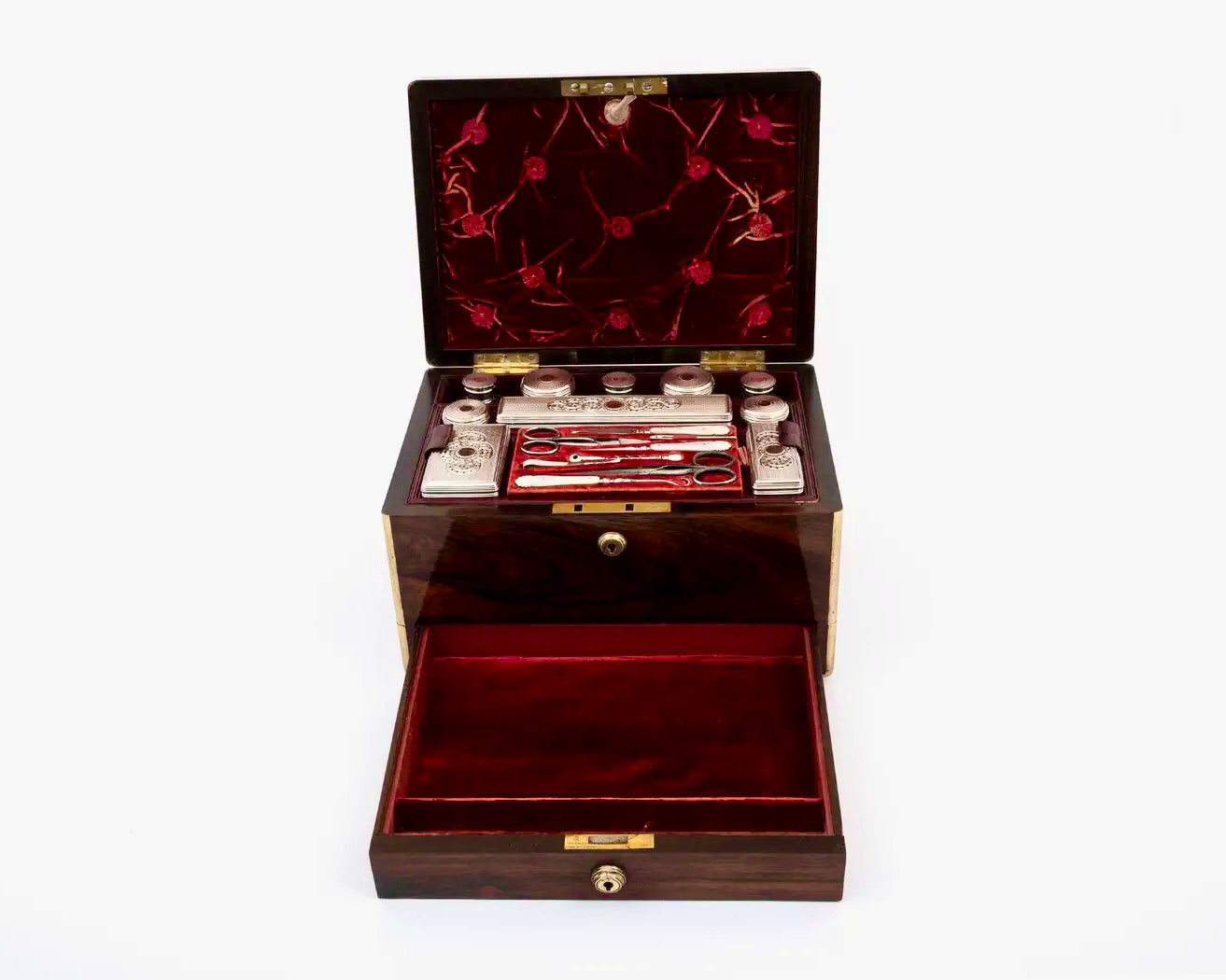 Caja de Tocador Georgiana de Palisandro, Howell, James & Co., Londres, 1837