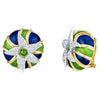Tiffany & Co. Pendientes Schumberger de Esmalte y Diamantes Francia 1980