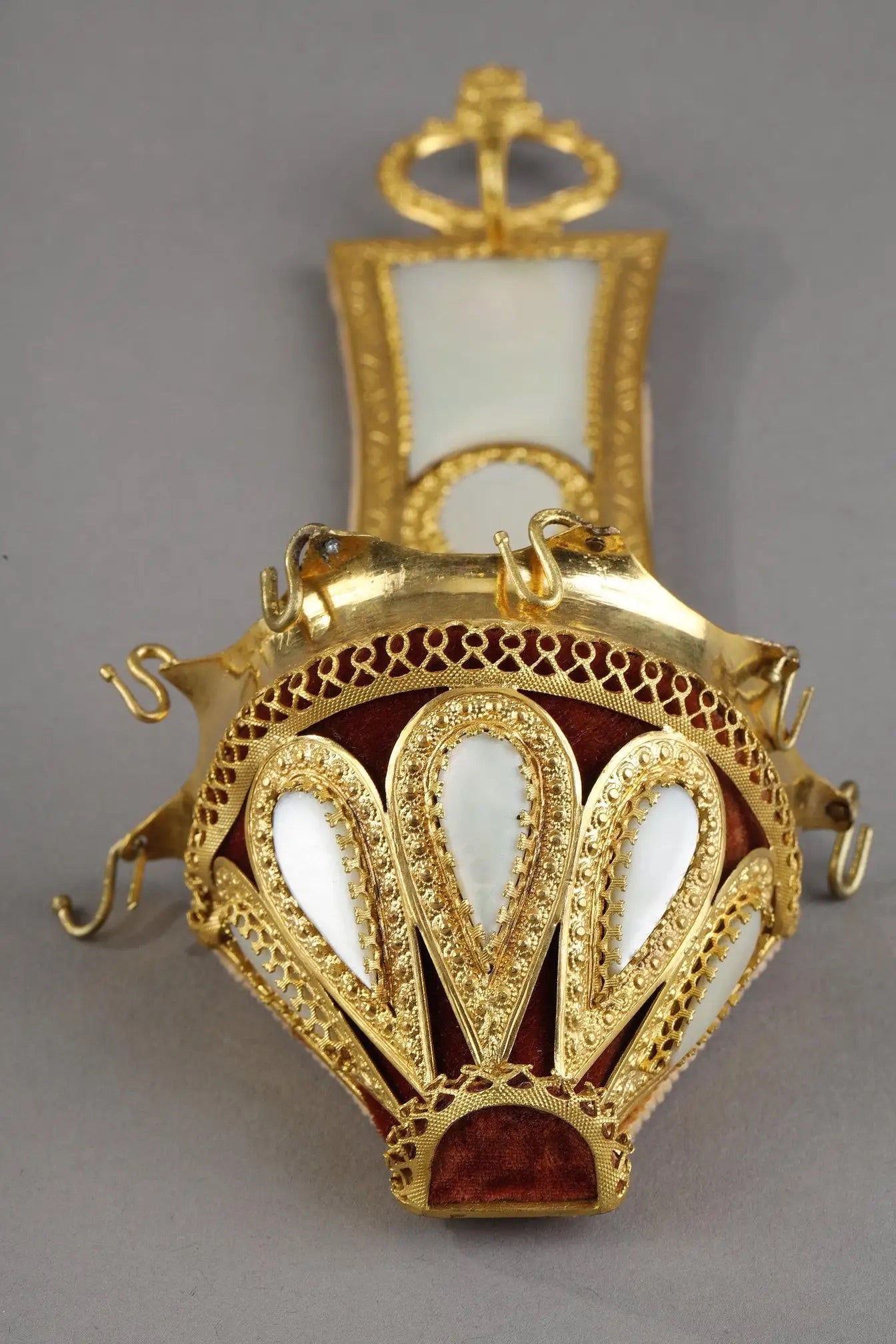 Anilleros de Nácar y Bronce Dorado | Palais Royal 1820