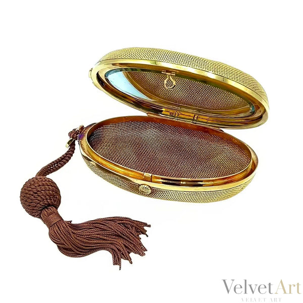 Bulgari | Bolso de Oro Ovalado | Minaudière de 1975