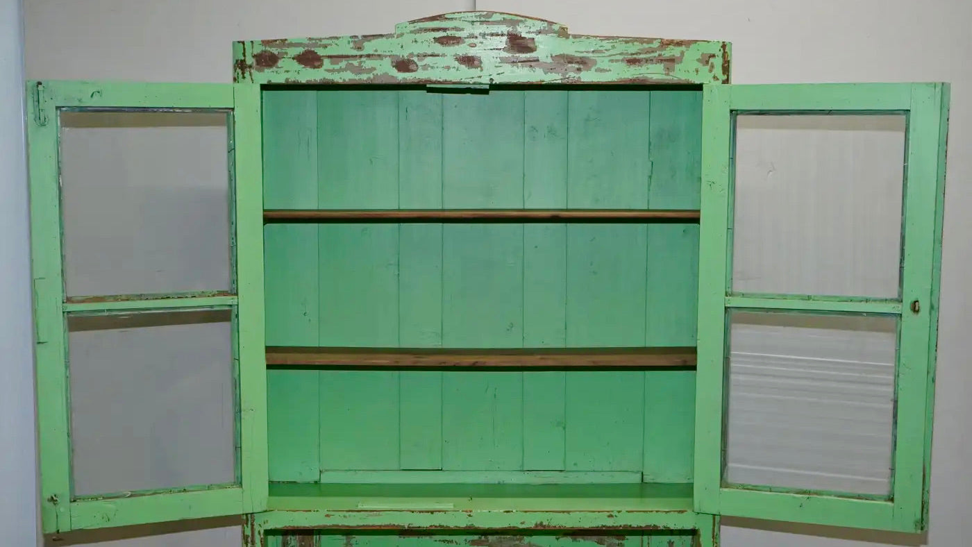 Vitrina Verde de Cocina  | Estilo Victoriano | Inglaterra | Siglo XIX