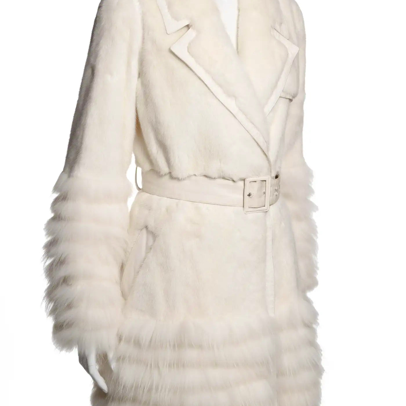 Abrigo de Visón Marfil  | Christian Dior by John Galliano 2007