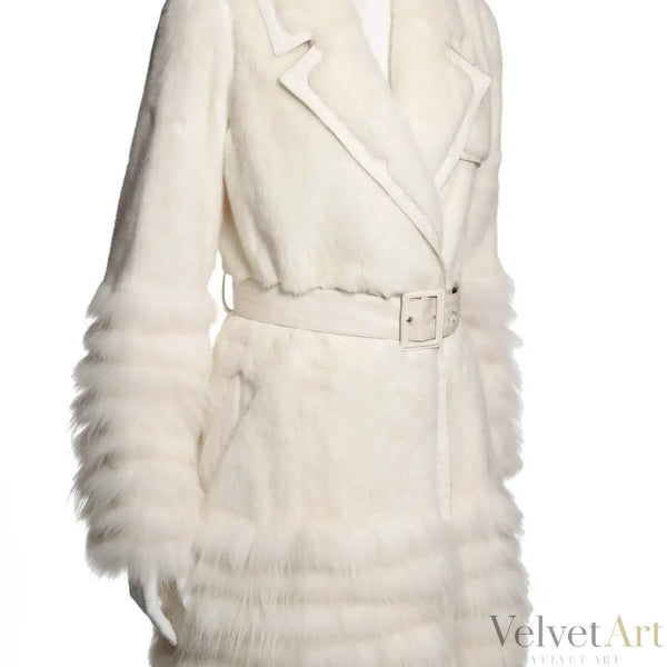Abrigo de Visón Marfil  | Christian Dior by John Galliano 2007