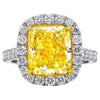 Anillo de Compromiso de Oro Amarillo y Diamante | 2022