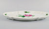 Bandeja de Porcelana con Rosa | Meissen | Alemania, 1920