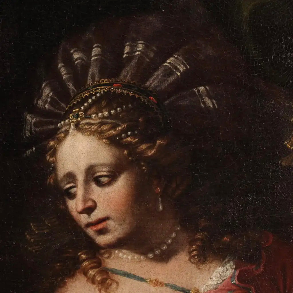 Judith y Holofernes | Óleo sobre Lienzo | Pintura Bíblica Italiana, 1720