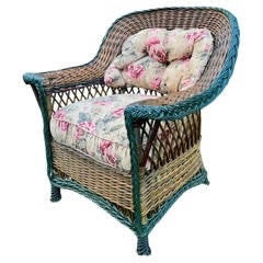 Sillón de Mimbre Bar Harbor Heywood-Wakefield, 1910