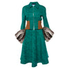 Prada Traje de Chaqueta y Falda con Piel | Otoño Invierno 2013 | Talla 40IT